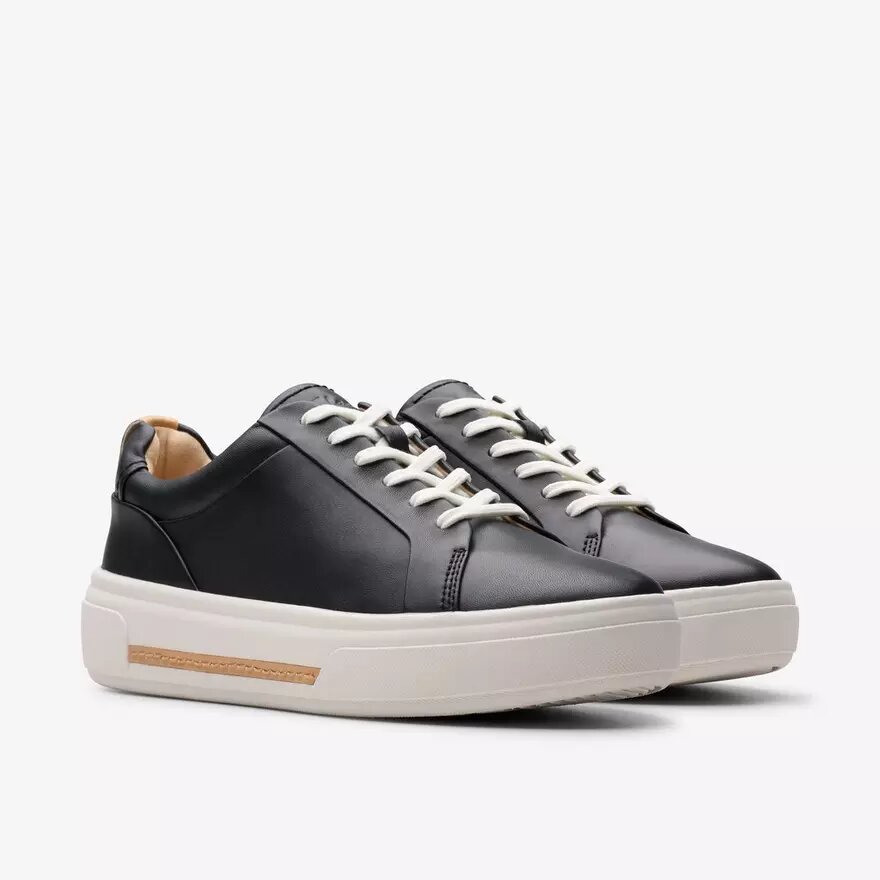 Hollyhock Walk – svarta lädersneakers för damer Hollyhock Walk – svarta lädersneakers för damer