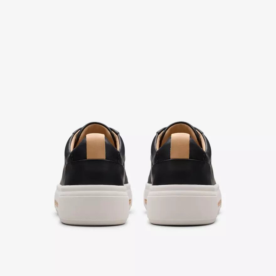 Hollyhock Walk – svarta lädersneakers för damer Hollyhock Walk – svarta lädersneakers för damer