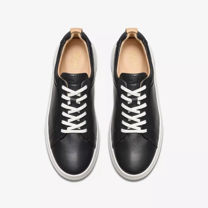 Hollyhock Walk – svarta lädersneakers för damer Hollyhock Walk – svarta lädersneakers för damer