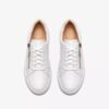 Hollyrose Zip – vita lädersneakers för dam Hollyrose Zip – vita lädersneakers för dam