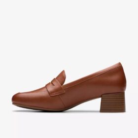 Iridessa Sky Loafers för dam i mörkbrunt läder
