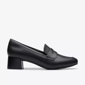 Iridessa Sky – svarta läders Loafers för damer Iridessa Sky – svarta läders Loafers för damer