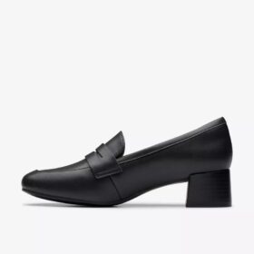 Iridessa Sky – svarta läders Loafers för damer Iridessa Sky – svarta läders Loafers för damer