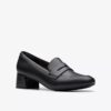 Iridessa Sky – svarta läders Loafers för damer Iridessa Sky – svarta läders Loafers för damer