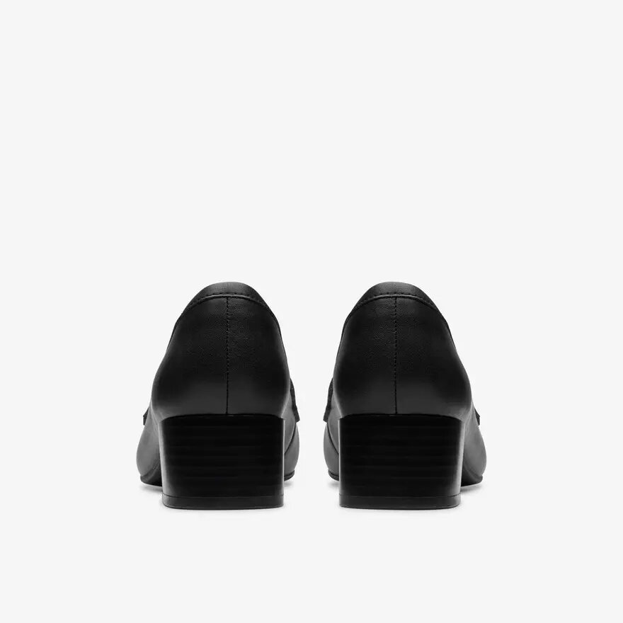 Iridessa Sky – svarta läders Loafers för damer Iridessa Sky – svarta läders Loafers för damer