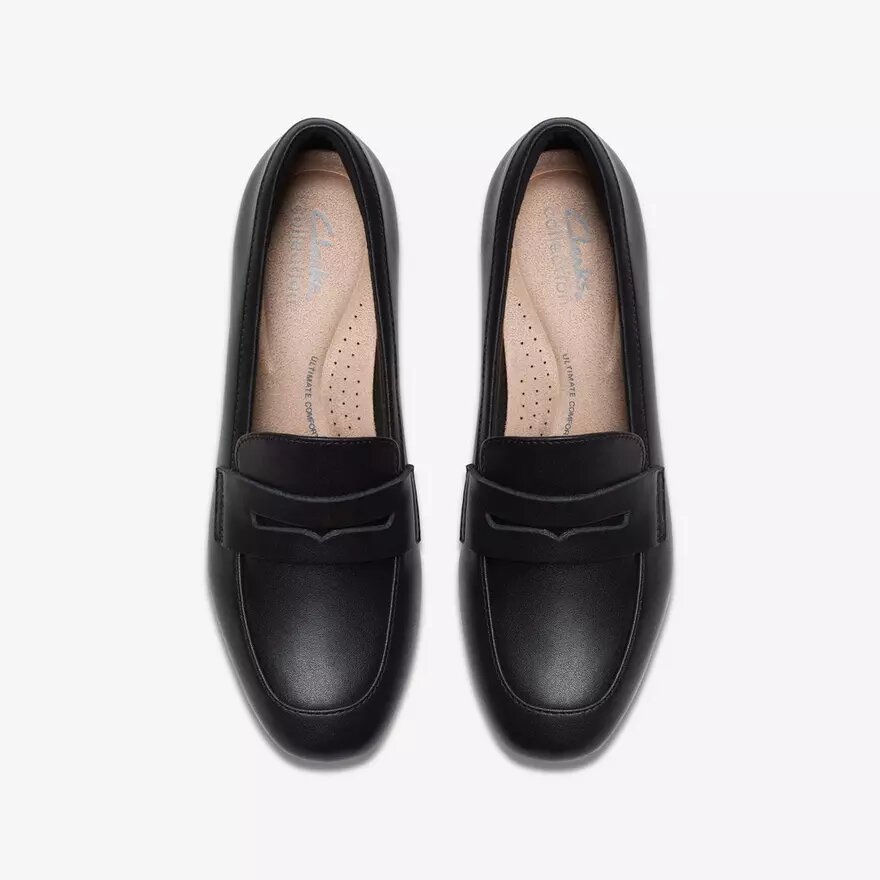 Iridessa Sky – svarta läders Loafers för damer Iridessa Sky – svarta läders Loafers för damer
