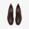 Jaxen Easy Chelsea boots för herr i brunt tumlat läder Jaxen Easy Chelsea boots för herr i brunt tumlat läder