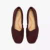 Jazmynn Gem Merlot-ballerinaskor i mocka för damer