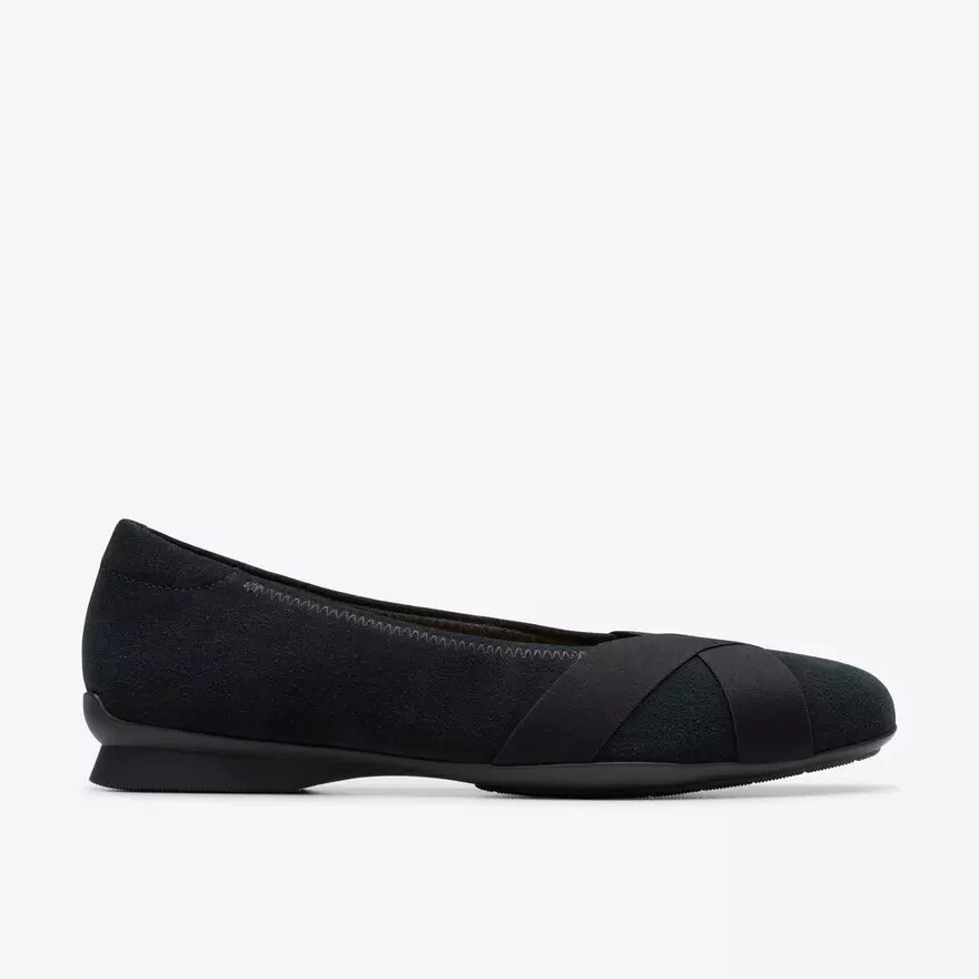 Jazmynn Gem – svarta slip-ons i mocka för damer Jazmynn Gem – svarta slip-ons i mocka för damer