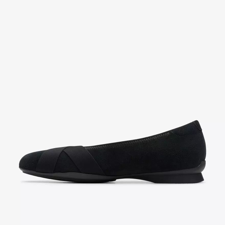 Jazmynn Gem – svarta slip-ons i mocka för damer Jazmynn Gem – svarta slip-ons i mocka för damer