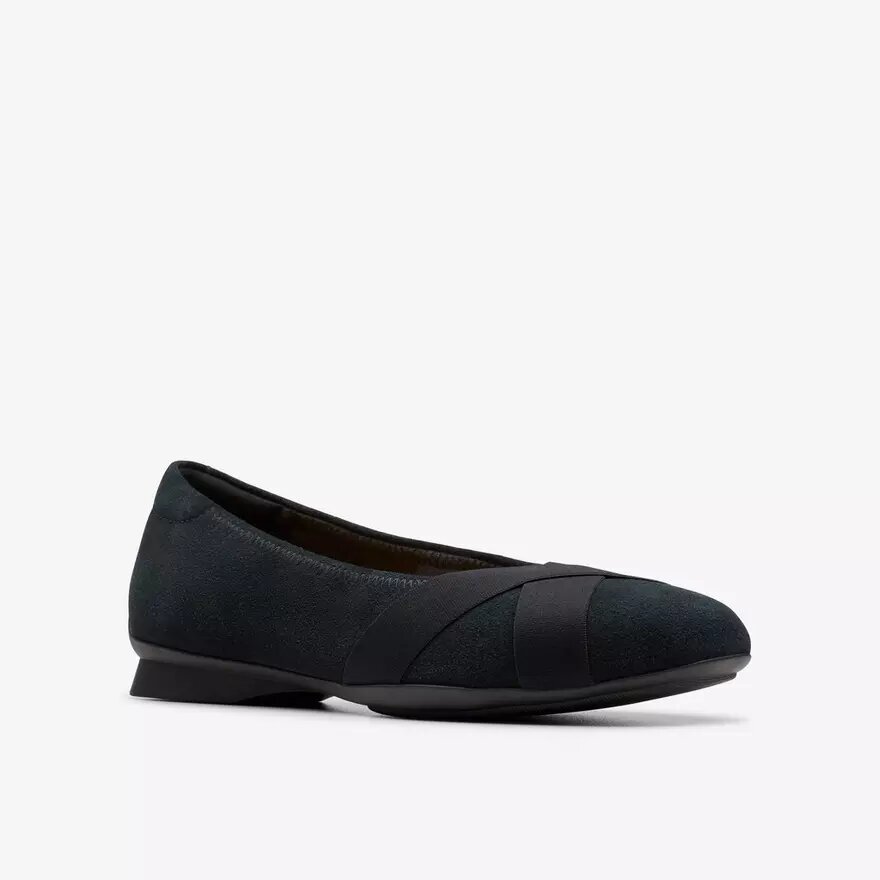 Jazmynn Gem – svarta slip-ons i mocka för damer Jazmynn Gem – svarta slip-ons i mocka för damer