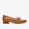 Juliet Echo-Loafers i brunt läder för dam Juliet Echo-Loafers i brunt läder för dam