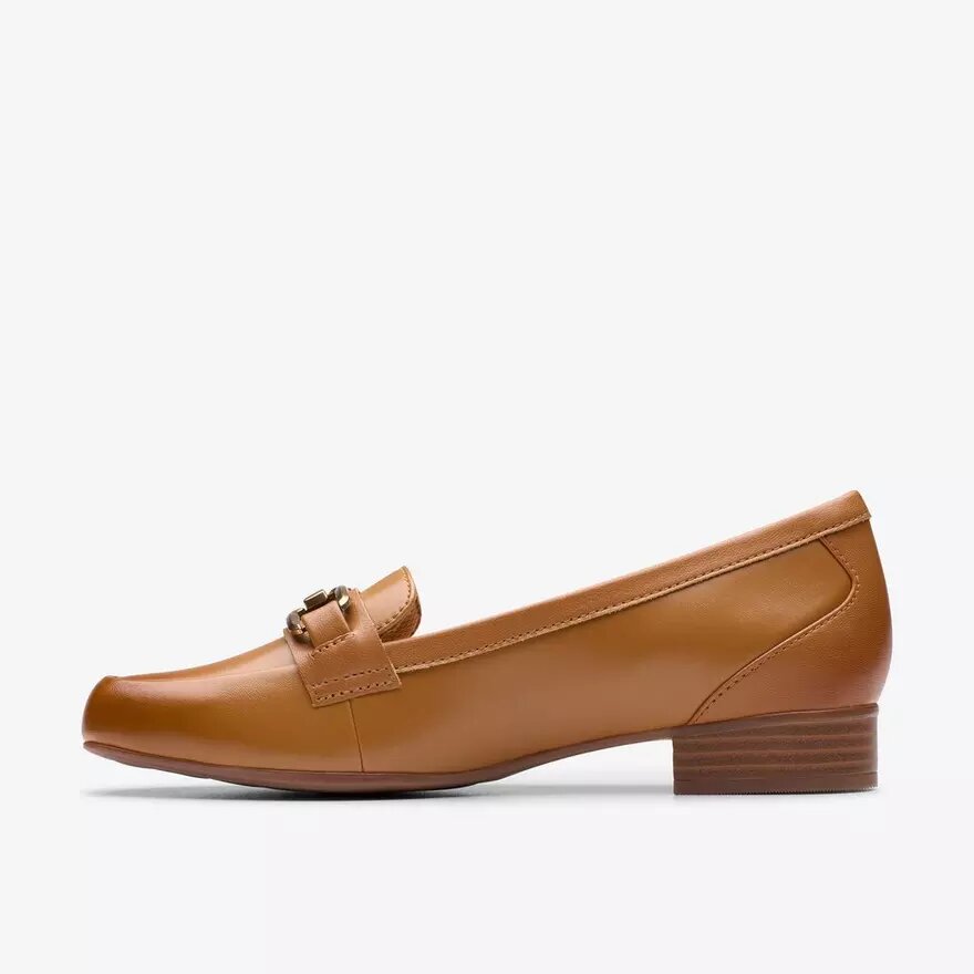 Juliet Echo-Loafers i brunt läder för dam Juliet Echo-Loafers i brunt läder för dam