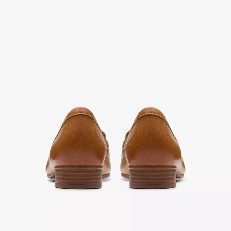 Juliet Echo-Loafers i brunt läder för dam Juliet Echo-Loafers i brunt läder för dam