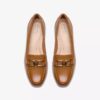 Juliet Echo-Loafers i brunt läder för dam Juliet Echo-Loafers i brunt läder för dam