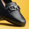 Juliet Echo – svarta läderloafers för dam Juliet Echo – svarta läderloafers för dam