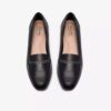 Juliet Mia – svarta läderslip-ons för dam Juliet Mia – svarta läderslip-ons för dam