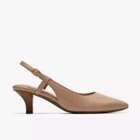 Kepley Lane-pumps i beige läder för dam Kepley Lane-pumps i beige läder för dam