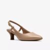 Kepley Lane-pumps i beige läder för dam
