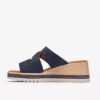 Kidiki Cove Navy Nubuck-kilklackar för dam