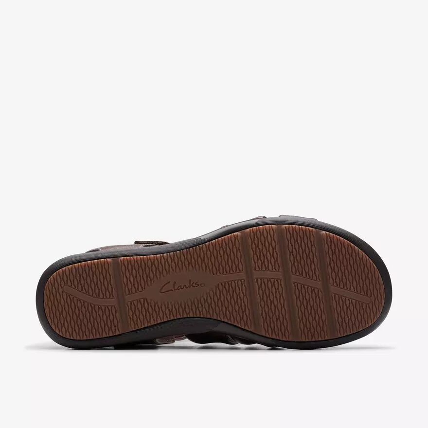 Kitly Ave-platta sandaler i bronsfärgat läder för damer Kitly Ave-platta sandaler i bronsfärgat läder för damer