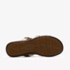 Kitly Pearl – platta sandaler i champagnefärgat läder för damer Kitly Pearl – platta sandaler i champagnefärgat läder för damer
