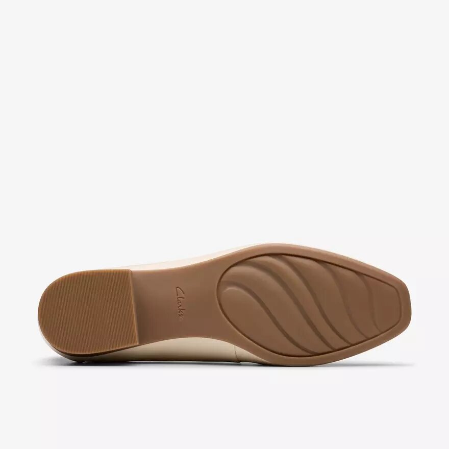 Krystine Lily – Loafers i krämfärgat läder för damer Krystine Lily – Loafers i krämfärgat läder för damer