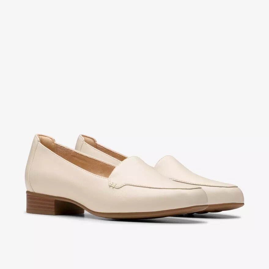 Krystine Lily – Loafers i krämfärgat läder för damer Krystine Lily – Loafers i krämfärgat läder för damer