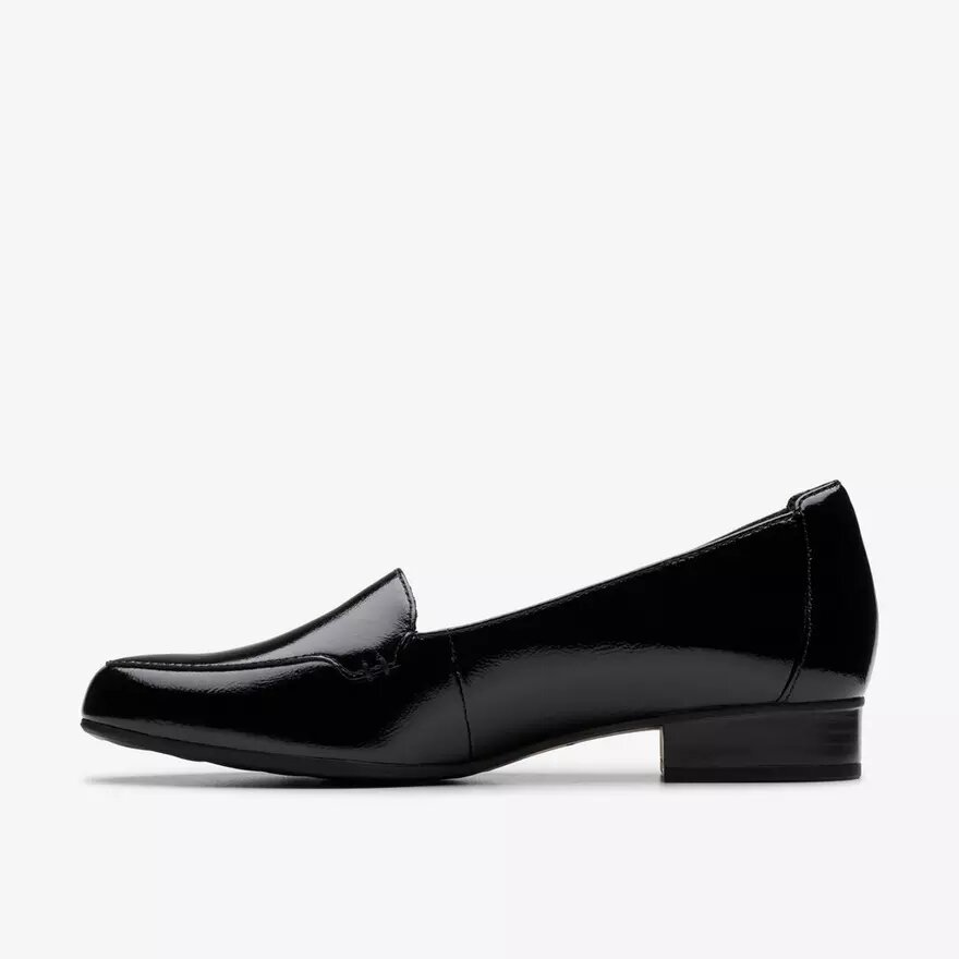Krystine Lily – svarta Slip-ons i lackläder för damer Krystine Lily – svarta Slip-ons i lackläder för damer