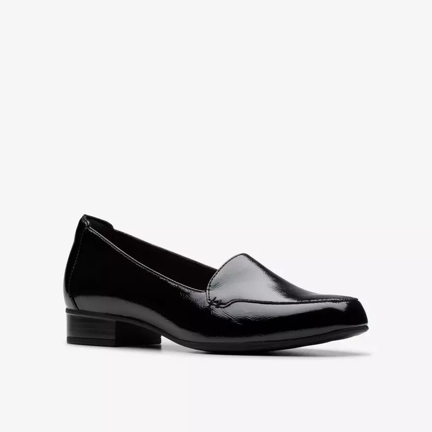 Krystine Lily – svarta Slip-ons i lackläder för damer Krystine Lily – svarta Slip-ons i lackläder för damer
