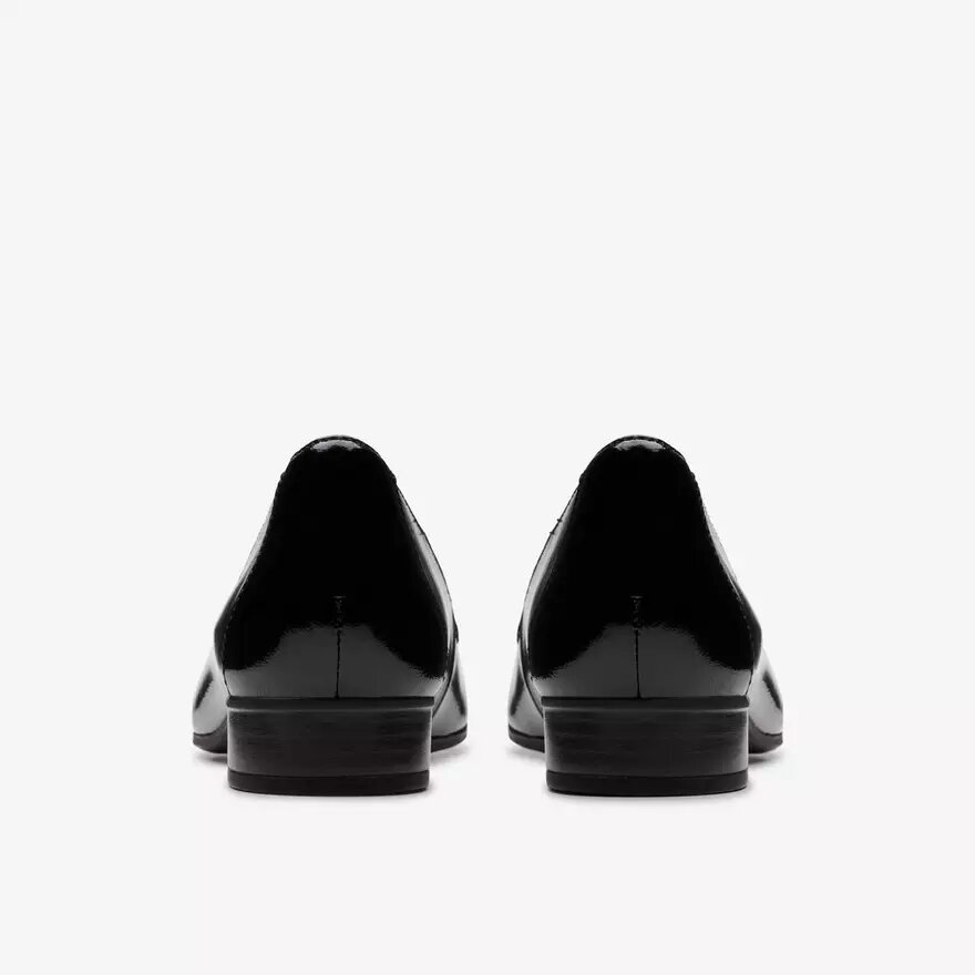 Krystine Lily – svarta Slip-ons i lackläder för damer Krystine Lily – svarta Slip-ons i lackläder för damer