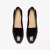 Krystine Lily – svarta Slip-ons i lackläder för damer Krystine Lily – svarta Slip-ons i lackläder för damer