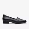 Krystine Lily – svarta Slip-ons i läder för damer Krystine Lily – svarta Slip-ons i läder för damer