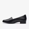 Krystine Lily – svarta Slip-ons i läder för damer Krystine Lily – svarta Slip-ons i läder för damer