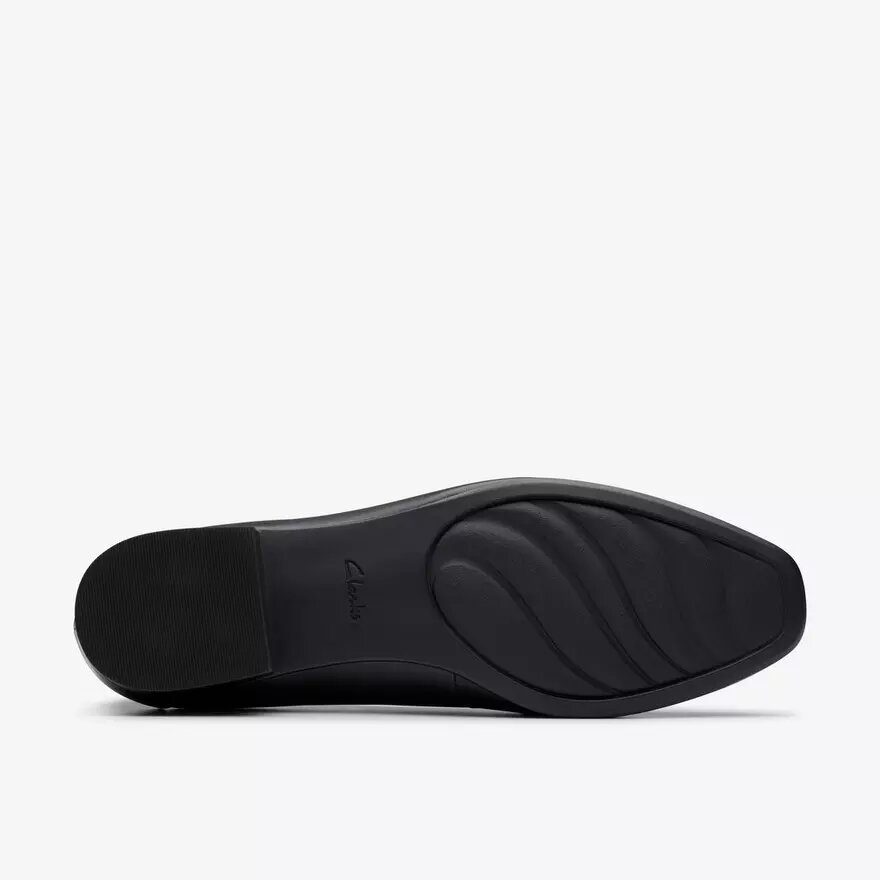 Krystine Lily – svarta Slip-ons i läder för damer Krystine Lily – svarta Slip-ons i läder för damer
