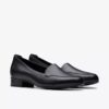 Krystine Lily – svarta Slip-ons i läder för damer Krystine Lily – svarta Slip-ons i läder för damer