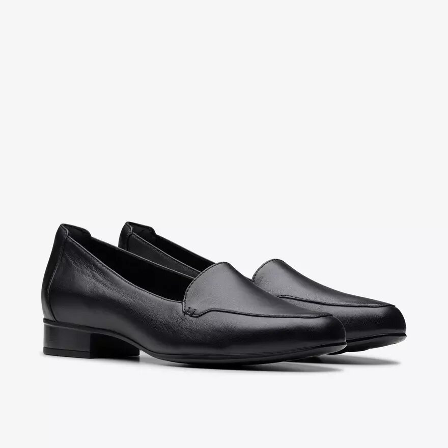 Krystine Lily – svarta Slip-ons i läder för damer Krystine Lily – svarta Slip-ons i läder för damer