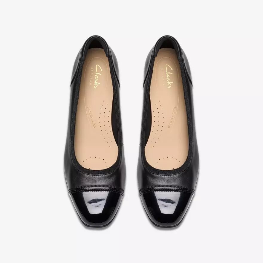Krystine May – svarta Slip-ons i läder för damer Krystine May – svarta Slip-ons i läder för damer