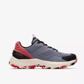 Laila Trail2-sneakers för dam i blå färgkombination