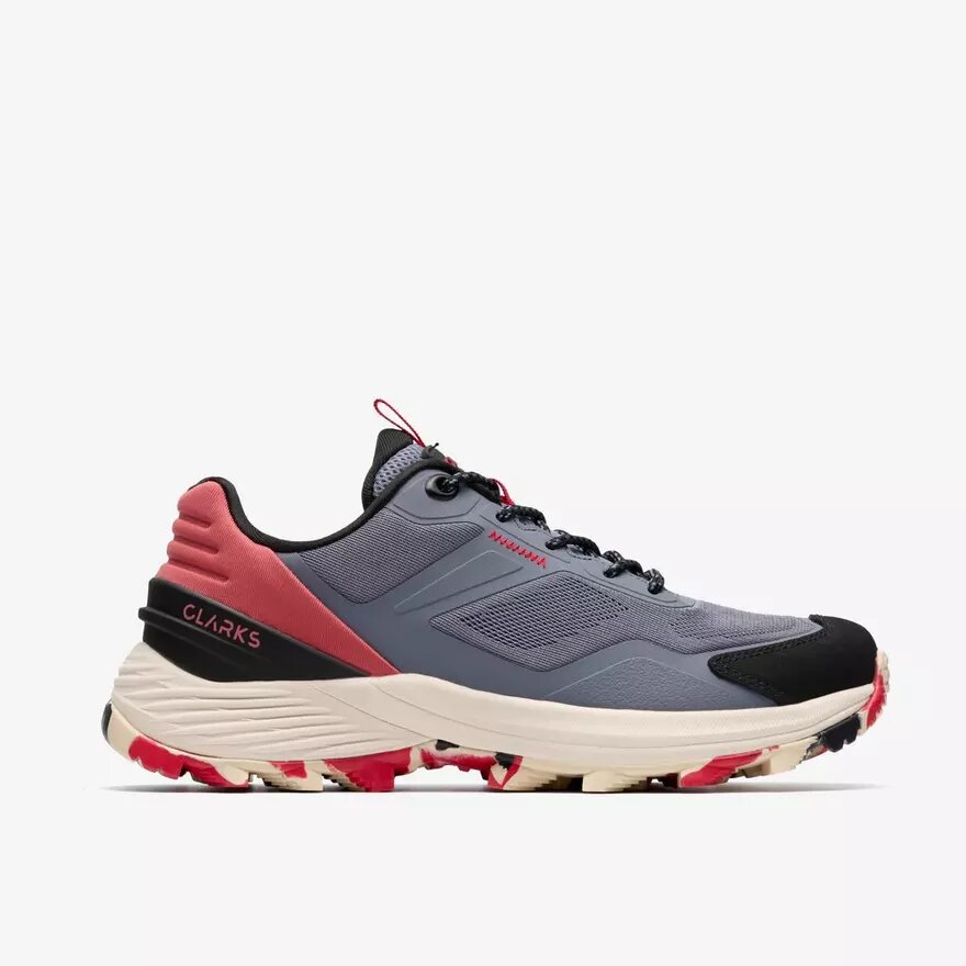 Laila Trail2-sneakers för dam i blå färgkombination Laila Trail2-sneakers för dam i blå färgkombination