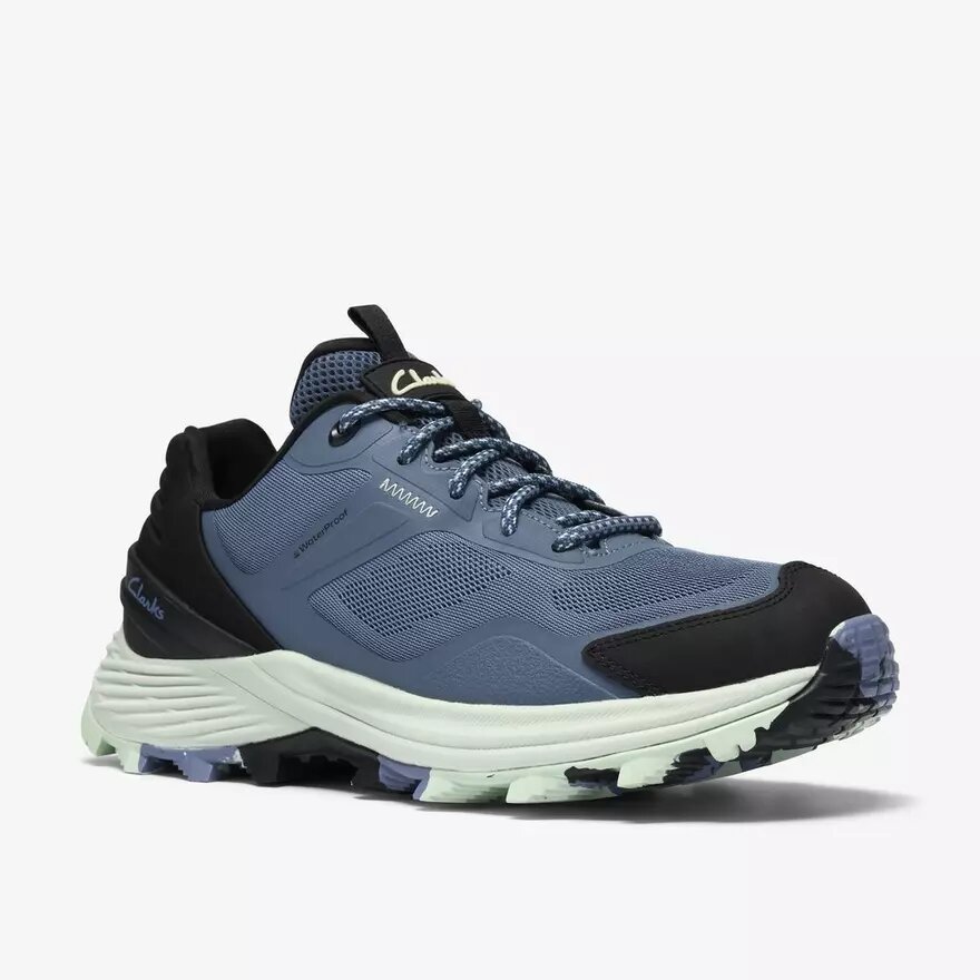 Laila Trail2 vattentäta sneakers för damer i blå färgkombination Laila Trail2 vattentäta sneakers för damer i blå färgkombination