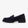 Lauryl Step-loafers i marinblått mocka för dam Lauryl Step-loafers i marinblått mocka för dam
