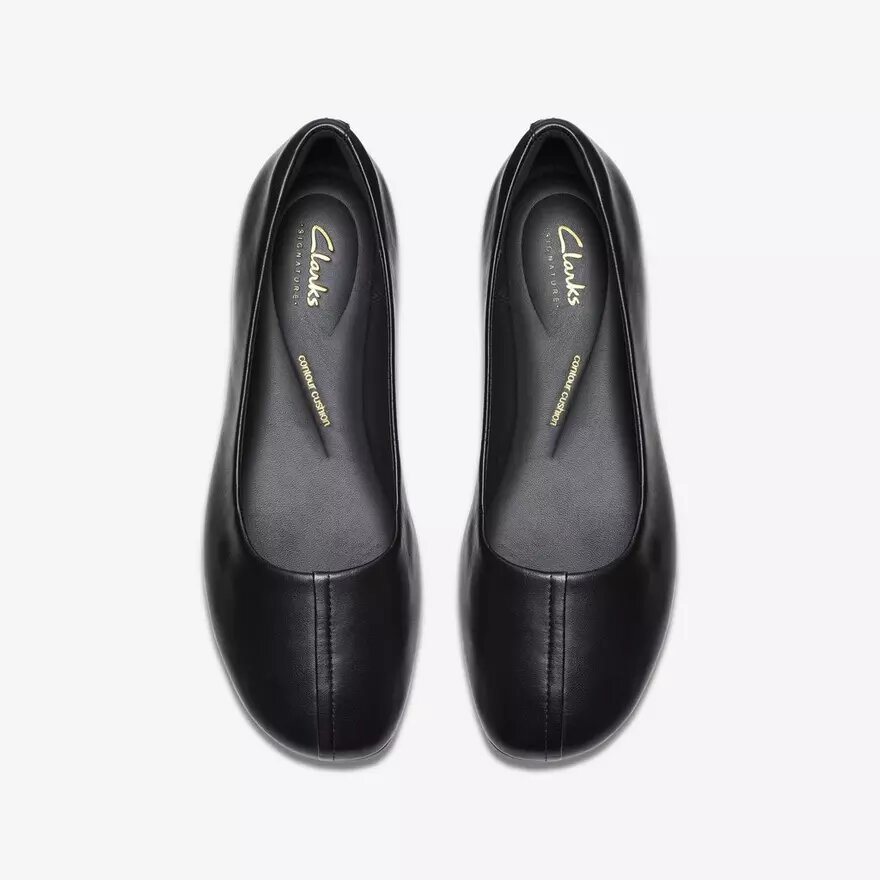 Livia Lily svarta läderpumps för damer, USA Livia Lily svarta läderpumps för damer, USA