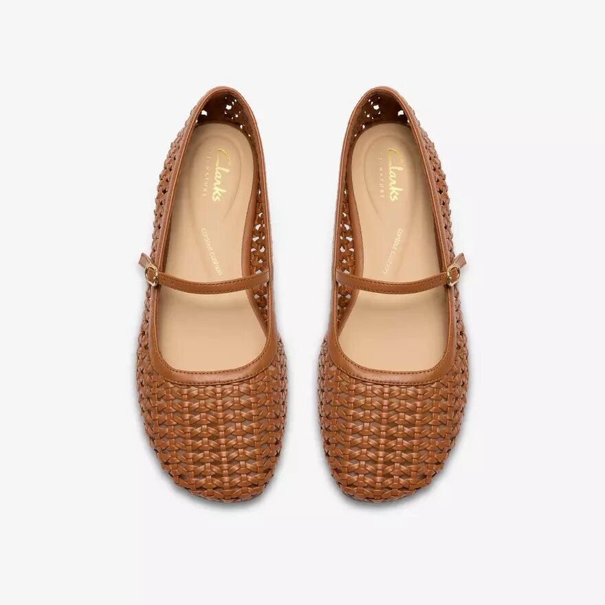 Livia Sky Tan Weave Bar-skor för dam Livia Sky Tan Weave Bar-skor för dam