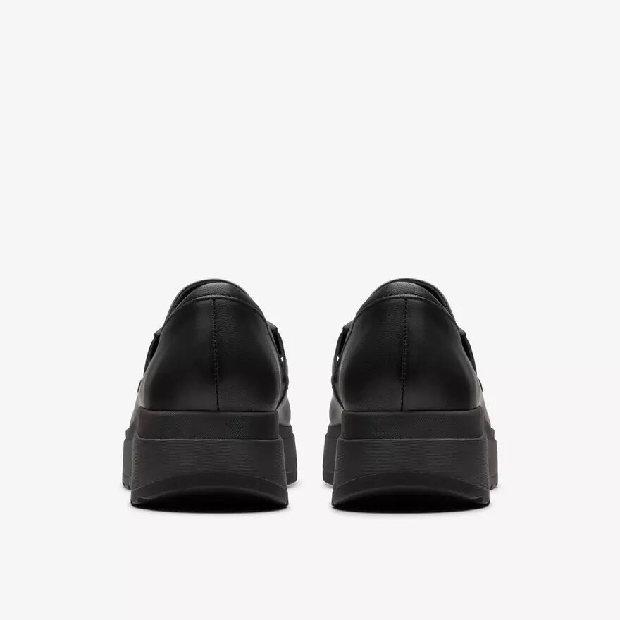 Loriini Izzy svarta läders Loafers för damer Loriini Izzy svarta läders Loafers för damer