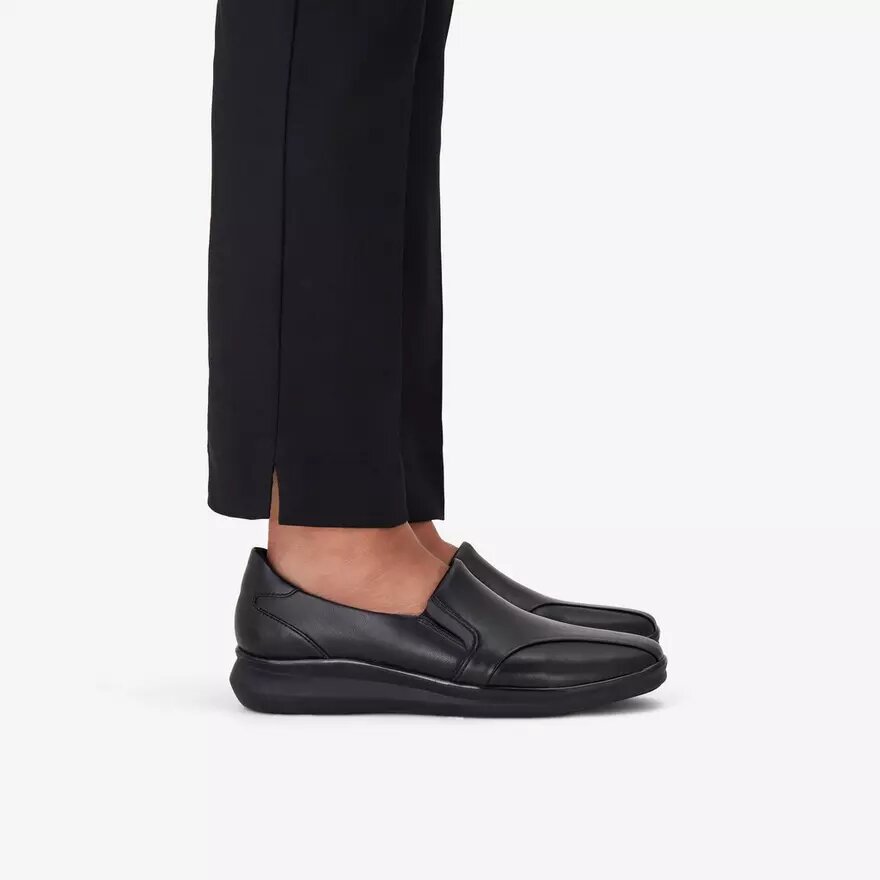 Lynell Edge Loafers i svart läder för dam Lynell Edge Loafers i svart läder för dam