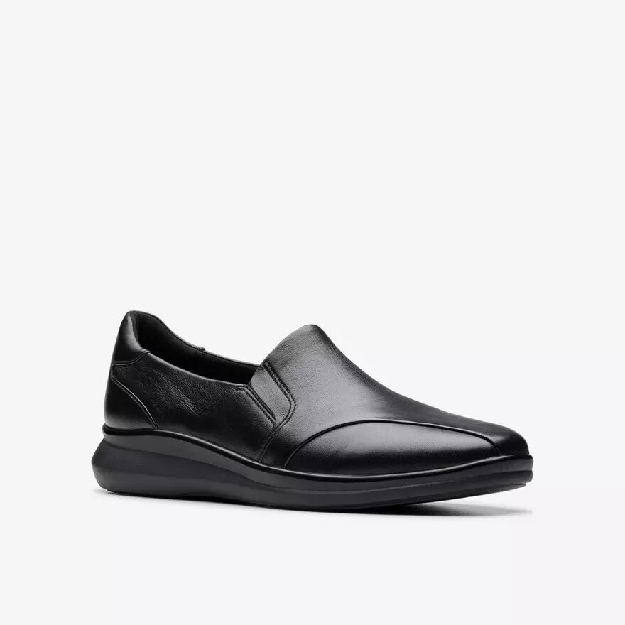 Lynell Edge Loafers i svart läder för dam Lynell Edge Loafers i svart läder för dam