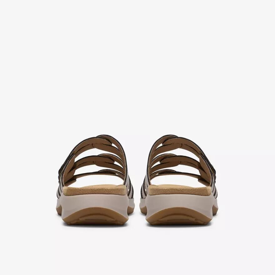 Maelynn Abby guldmetalliska platta sandaler för damer Maelynn Abby guldmetalliska platta sandaler för damer