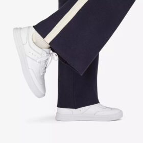 Makea Court vita lädersneakers för dam
