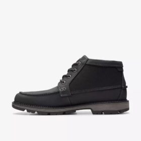 Maplewalk Moc svarta ankelboots för herr